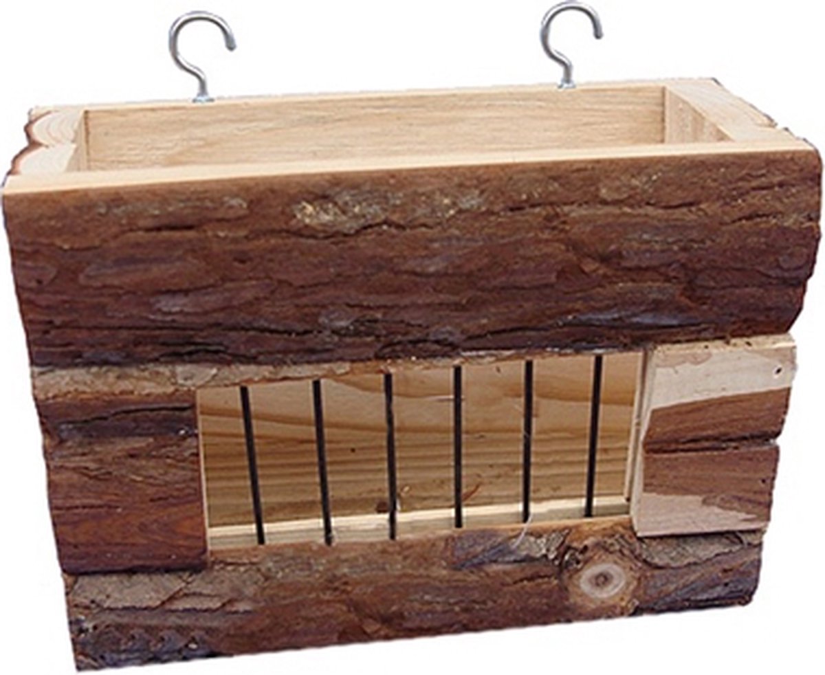 Happy pet raw houten hooiruif - 20,5x15,5x10 cm - 1 stuks - Happy Pet