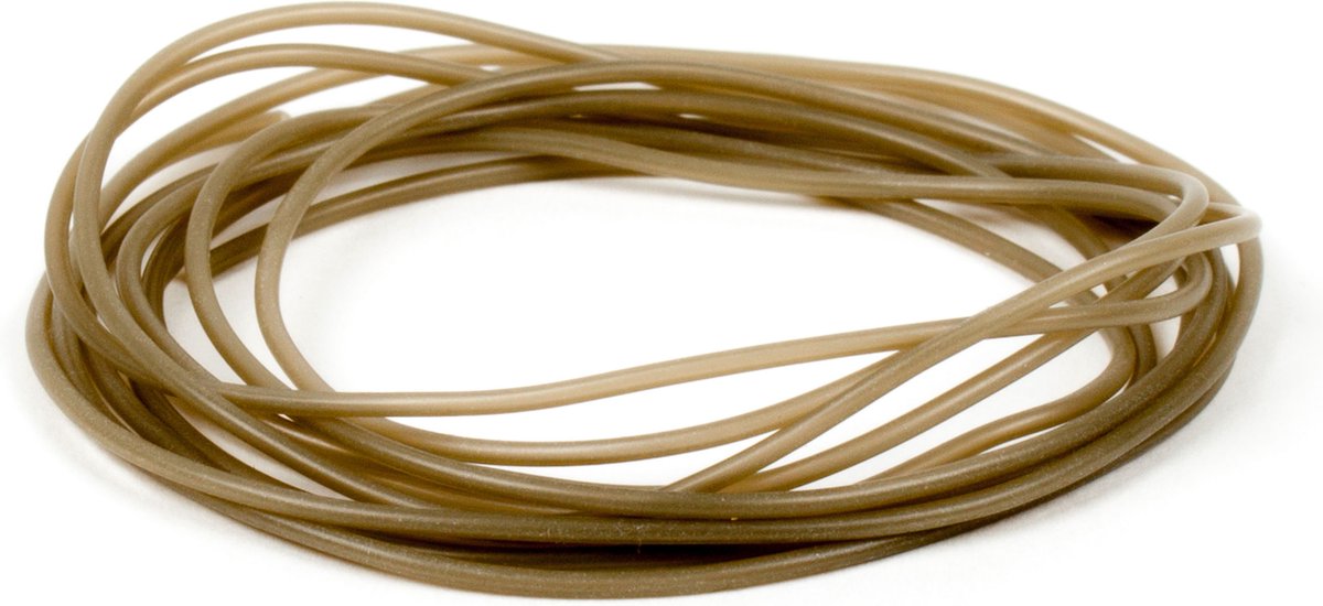 Fox Edges Hook Silicone - Trans Khaki - 1.5m - Grijs