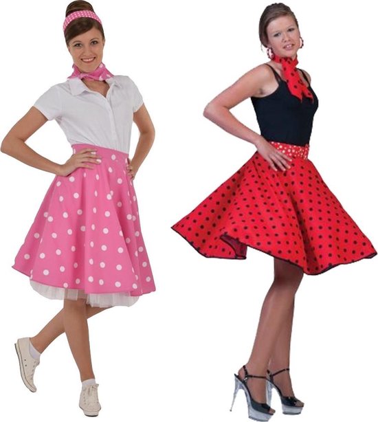 Wardianzaak krijgen Vermomd Vintage rok polka dot. | bol.com