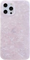 Schokbestendige shell-textuur TPU-beschermhoes voor iPhone 11 Pro Max (roze)