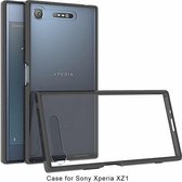 Krasbestendig TPU + acryl beschermhoes voor Sony Xperia XZ1 (zwart)