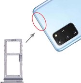 SIM-kaartlade + SIM-kaartlade / Micro SD-kaartlade voor Samsung Galaxy S20 + / Galaxy S20 Ultra (grijs)