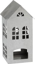 J-Line Kaarshouder Huis Alpha Ijzer Zilver