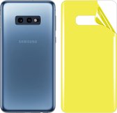 Voor Galaxy S10e Soft TPU Volledige dekking Achterschermbeschermer