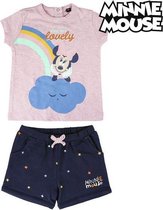 Kledingset Minnie Mouse Roze Marineblauw