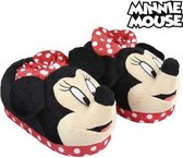 Slippers Voor in Huis 3d Minnie Mouse Rood