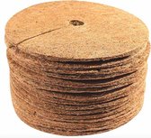 Kokosmat Ø30cm | Set van 2 | Voor aardbeienplanten, om onkruid te bestrijden of beschermen tegen de vorst