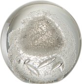 J-Line presse-papier Bubbel - glas - zilver - large