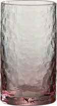 J-line Drinkglas Oneffen Glas Roze