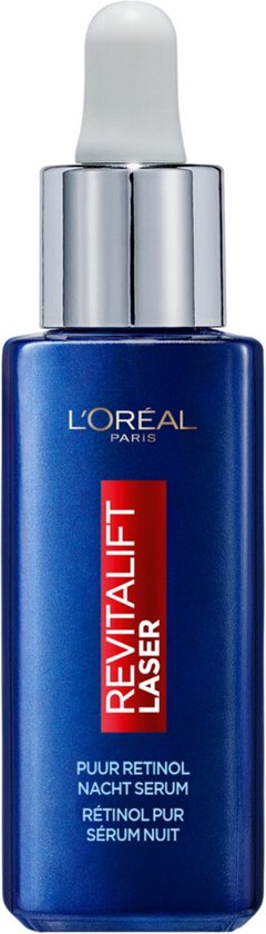 L'Oréal Paris Laser X3 Puur Retinol Nachtserum - Effectief Serum Tegen Alle Soorten Rimpels - 30ml