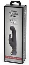 Grey Greedy Girl Stroking Motion G-Spot Vibrator - Purple - Thrusting Vibrators