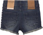 DJ Dutchjeans meisjes korte jeans met stuts Blue