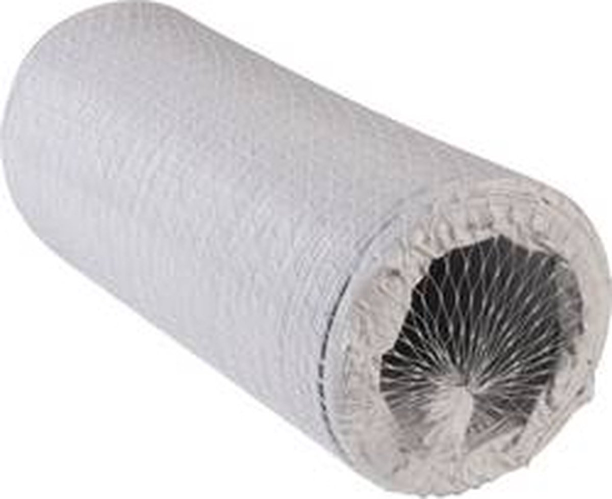 Wallair N52817 Flexibele spiraalslang Kunststof (Ø x l) 10.2 cm x 3 m Wit
