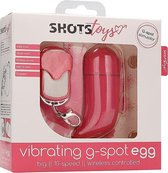 Wireless Vibrating G-Spot Egg - Big - Pink - G-Spot Vibrators - Eggs - Shots Toys New - Easter eggs