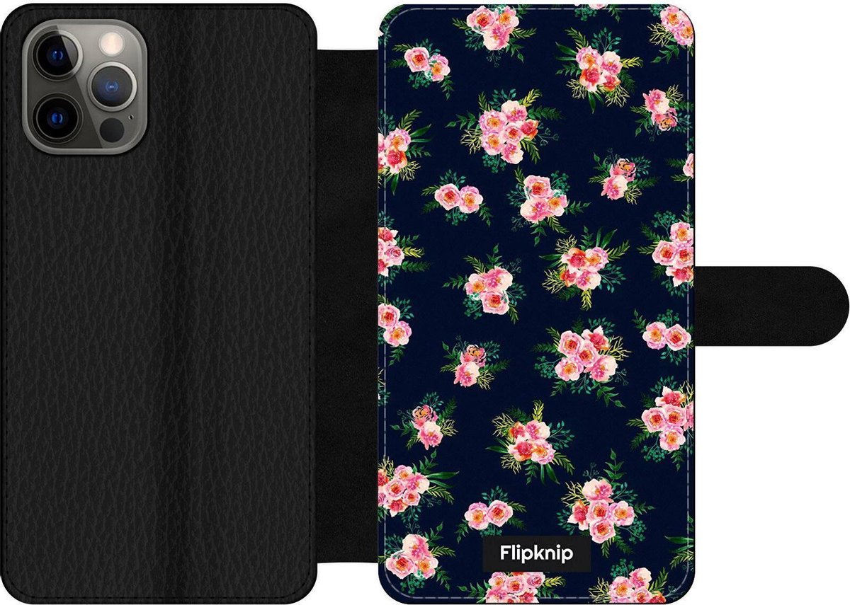 Wallet case - geschikt voor iPhone 12 Pro - Floral N°1