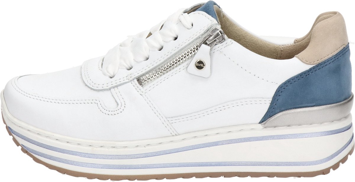 Ara Sapporo dames sneaker - Wit - Maat 37,5 | bol.com