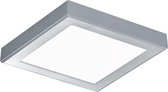 LED Plafondlamp - Plafondverlichting - Inbouw - Trinon Ruo - 18W - Warm Wit 3000K - Vierkant - Mat Titaan - Kunststof