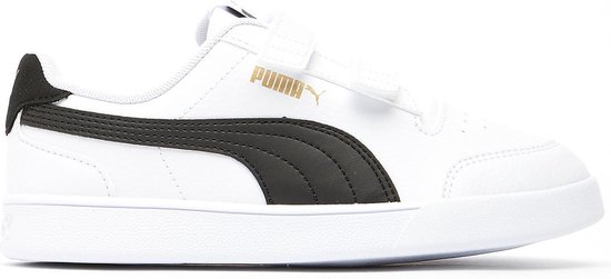 Puma Shuffle Sneakers Wit/Zwart Kinderen | bol.com