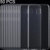50PCS 0.75mm Transparante TPU Case voor Galaxy J3 (2018)