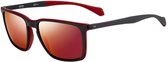 Hugo Boss Zonnebril Heren Wayfarer Cat. 2 Zwart/rood (1114/s)