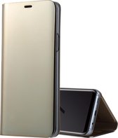 Voor Galaxy S9 PU galvaniseren spiegel horizontale flip lederen tas met houder (goud)