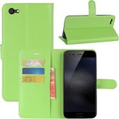 Voor Vivo X9s Plus Litchi Texture horizontale flip lederen tas met houder & kaartsleuven & portemonnee (groen)