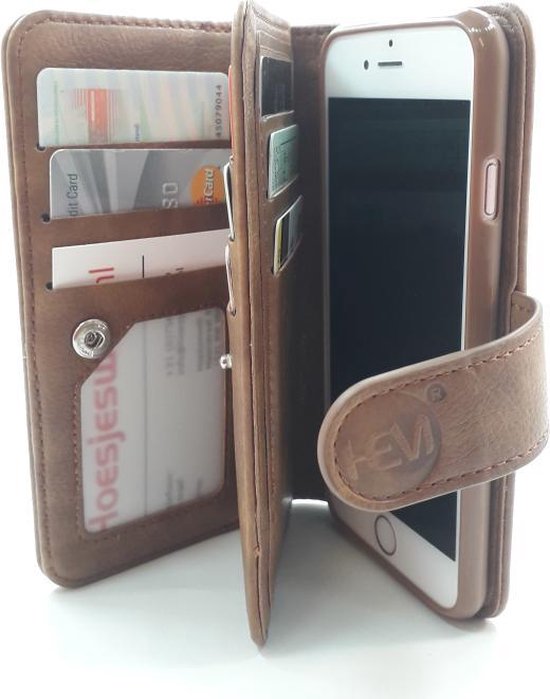 boog Chemicus Gedwongen Samsung S9 Plus - Bronzed Brown - Pasjeshouder - Telefoonhoesje met extra  flap voor 9... | bol.com