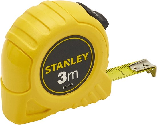Rolbandmaat Stanley 3m - 12,7mm (kaart) 0-30-487 - STANLEY