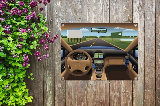 WiseGoods Tableau de Bord Luxe Chien - Décoration Voiture Chien