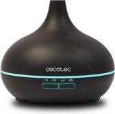 Cecotec Aroma Diffuser Voor Aromatherapie - luchtbevochtiger - Vernevelaar - 300ML - Zwart - Hout