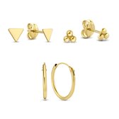 Isabel Bernard Cadeau d'Isabel Dames EarpartyGiftsetOorbellenOorknoppen Goud - Goudkleurig