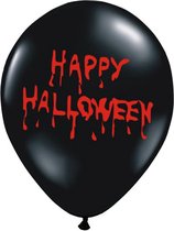 PARTYDECO - 6 bebloede Happy Halloween ballonnen - Decoratie > Luftballons
