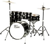 Fame FS18B First Step Junior Drum Set (Piano Black) - Drum set