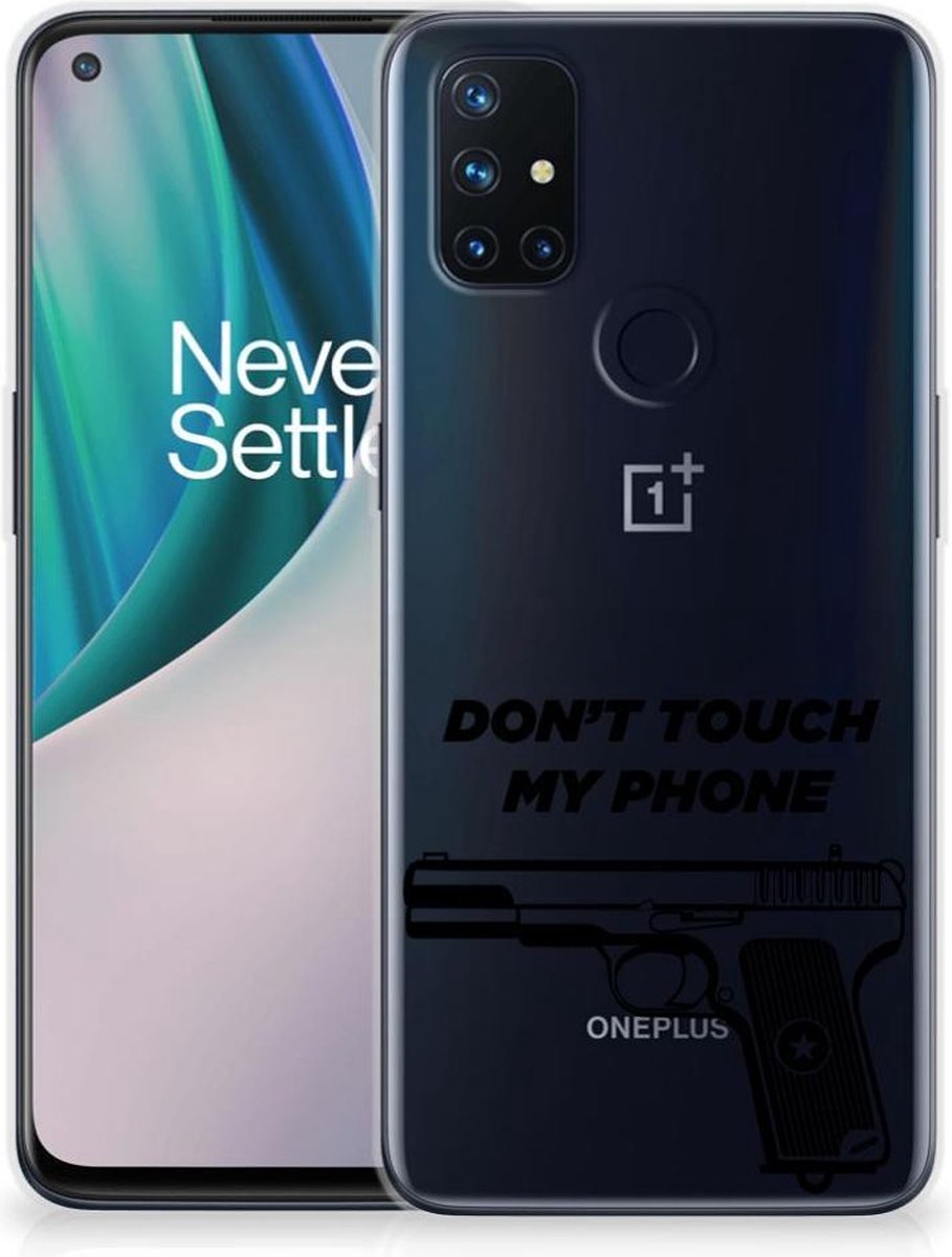 OnePlus Nord N10 5G Silicone-hoesje Pistol DTMP