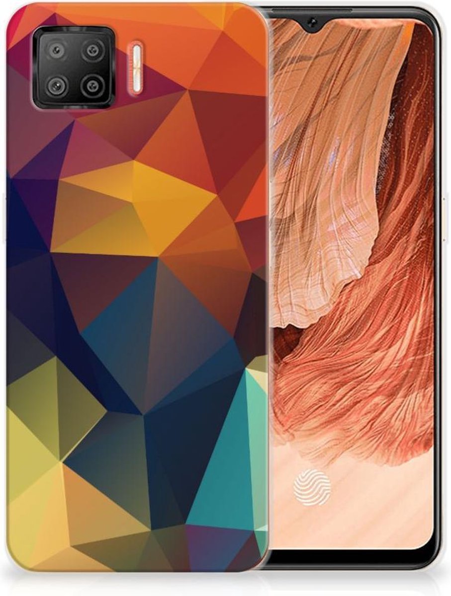 OPPO A73 4G TPU Hoesje Polygon Color