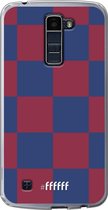 6F hoesje - geschikt voor LG K10 (2016) -  Transparant TPU Case - FC Barcelona #ffffff