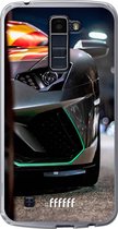 LG K10 (2016) Hoesje Transparant TPU Case - Lamborghini #ffffff