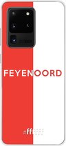 6F hoesje - geschikt voor Samsung Galaxy S20 Ultra -  Transparant TPU Case - Feyenoord - met opdruk #ffffff