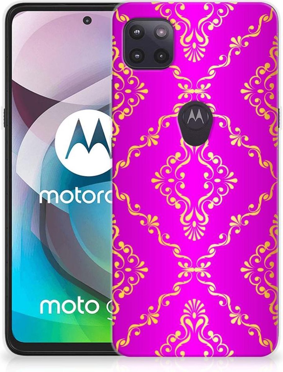 Siliconen Hoesje Motorola Moto G 5G Barok Roze
