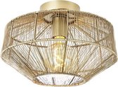 QAZQA bolti - Moderne Plafondlamp - 1 lichts - Ø 30 cm - Goud/messing - Woonkamer | Slaapkamer | Keuken