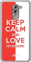 6F hoesje - geschikt voor Honor 6X -  Transparant TPU Case - Feyenoord - Keep calm #ffffff