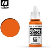 Vallejo 70733 Model Color Orange Fluorescent - Acryl Verf flesje