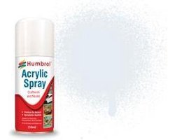 Humbrol Hobbyverf Acrylverf - #191 Chrome Silver - Metallic - Acryl spray Verf spuitbus - 150 ml