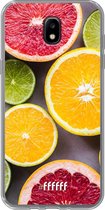 Samsung Galaxy J5 (2017) Hoesje Transparant TPU Case - Citrus Fruit #ffffff