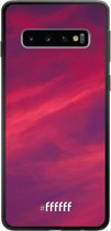 Samsung Galaxy S10 Hoesje TPU Case - Red Skyline #ffffff