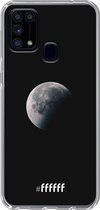 Samsung Galaxy M31 Hoesje Transparant TPU Case - Moon Night #ffffff