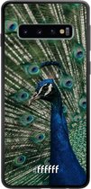Samsung Galaxy S10 Hoesje TPU Case - Peacock #ffffff