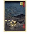 Hiroshige Fox Fires on New Year's Eve at the Changing Tree in Oji Art Print 60x80cm | Poster