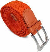 SK Elastische Riem - Stretch- Gevlochten Oranje