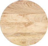 Leef Borrelplank hout - Serveerplank rond